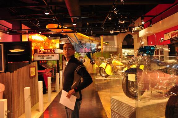 Visitando museu da Rota 66 em Elk City, em Oklahoma - EUA